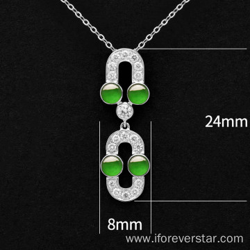 Icy Pure Green Jadeite Fashion Style Jadeite Sets